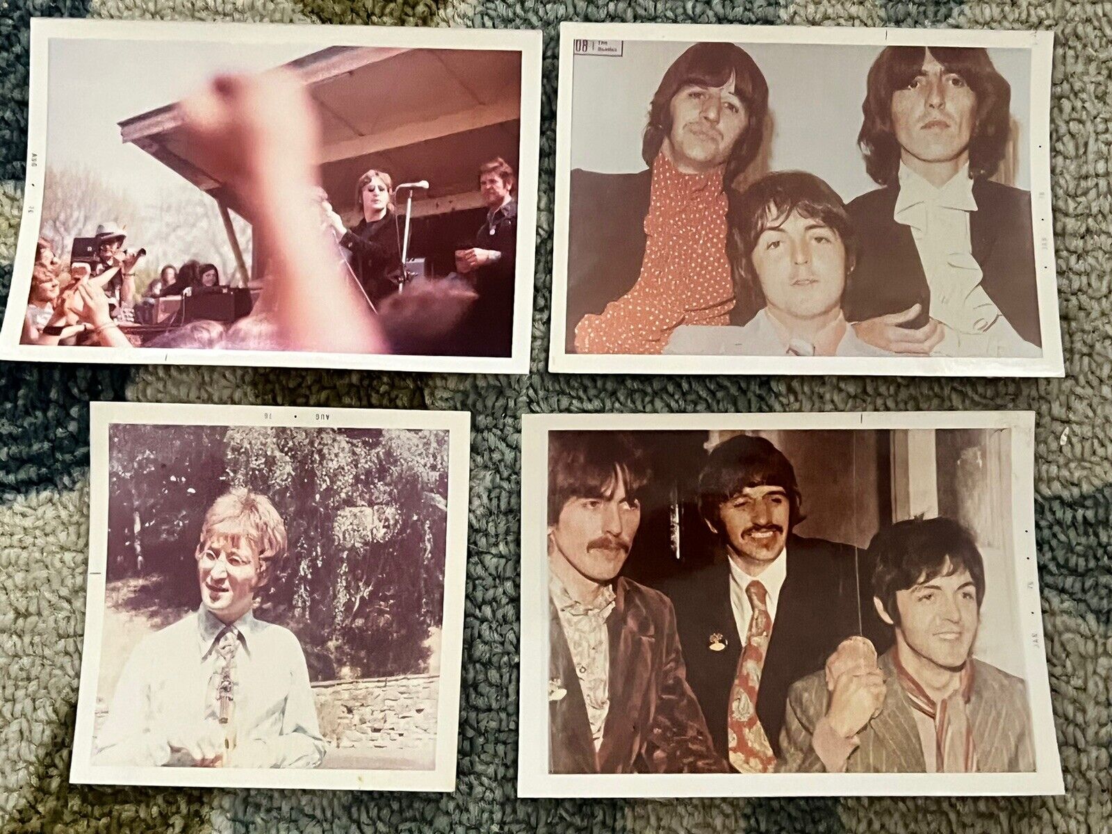 The Beatles Press Photo Orig By The Write Thing 1976