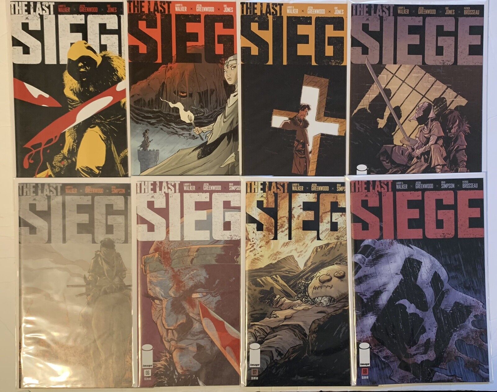 Image Comics Last Siege #1-#8 Complete Run Limited Series, Medieval War ⚔️