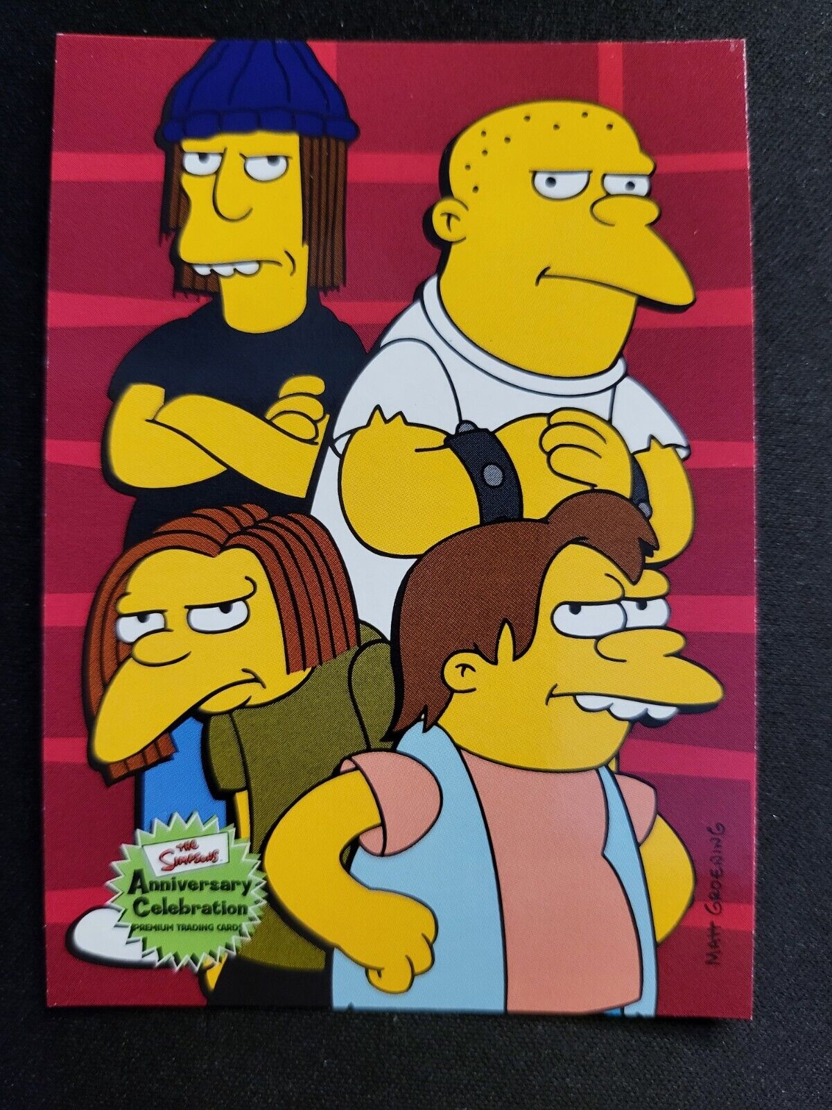 2006 Inkworks The Simpsons Anniversary School Thugs Nelson Card card #43
