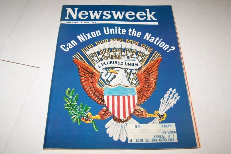 NOV 18 1968 NEWSWEEK magazine UNITE THE NATION