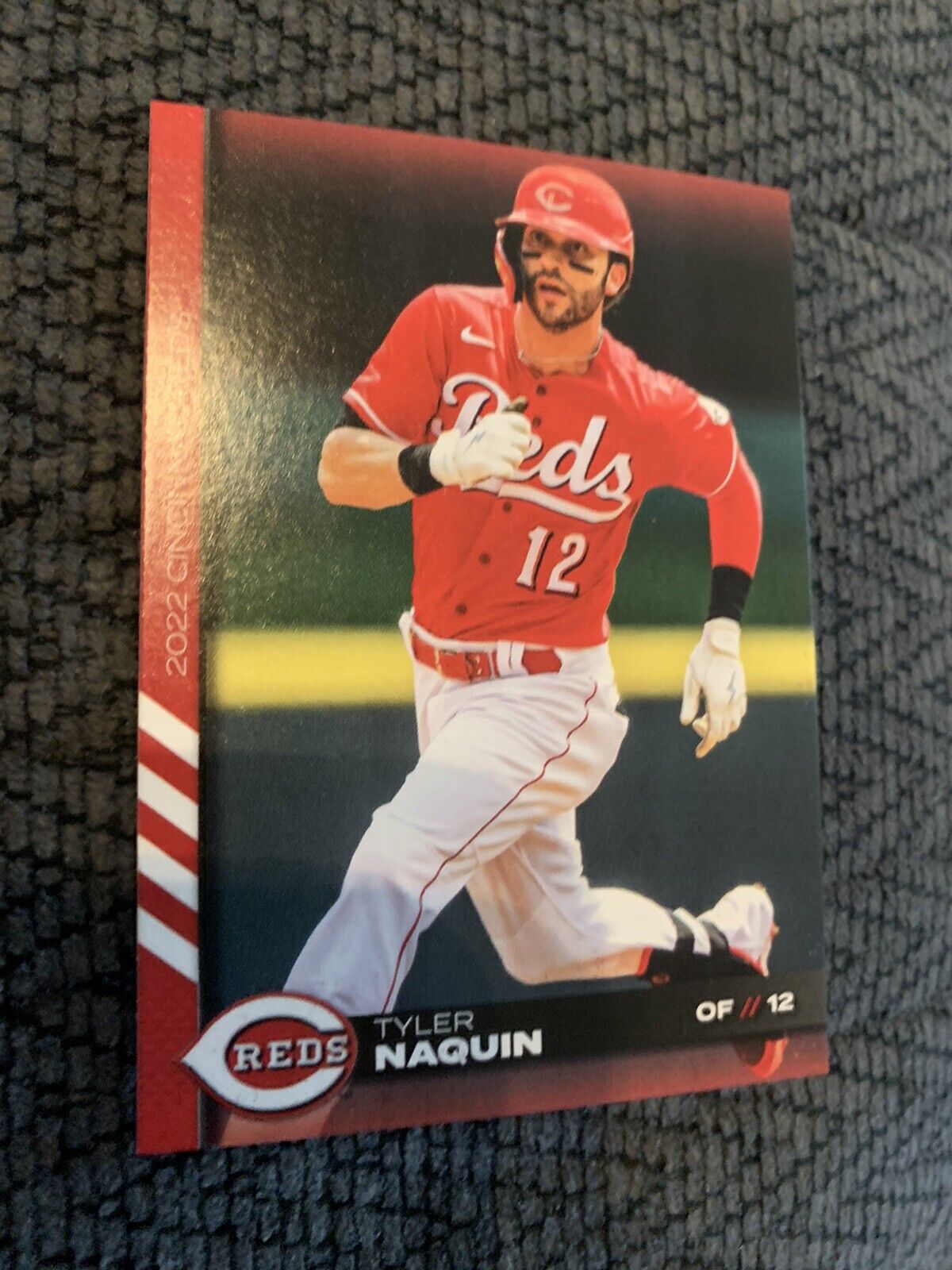 2022 Kahns Baseball Trading Card Cincinnati Reds Team Issued Tyler Naquin