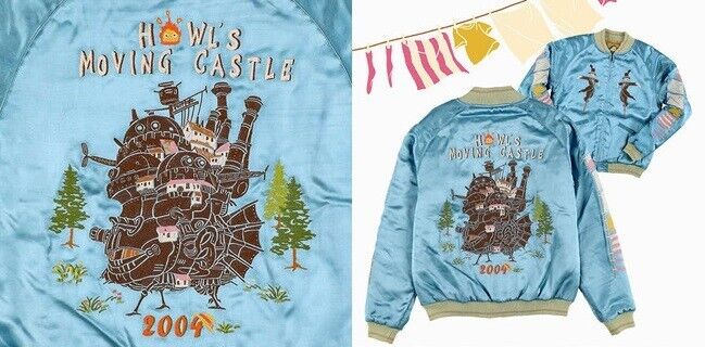 Howl\'s Moving Castle Jacket Skajan XLsize Blue GBL Studio Ghibli NEW