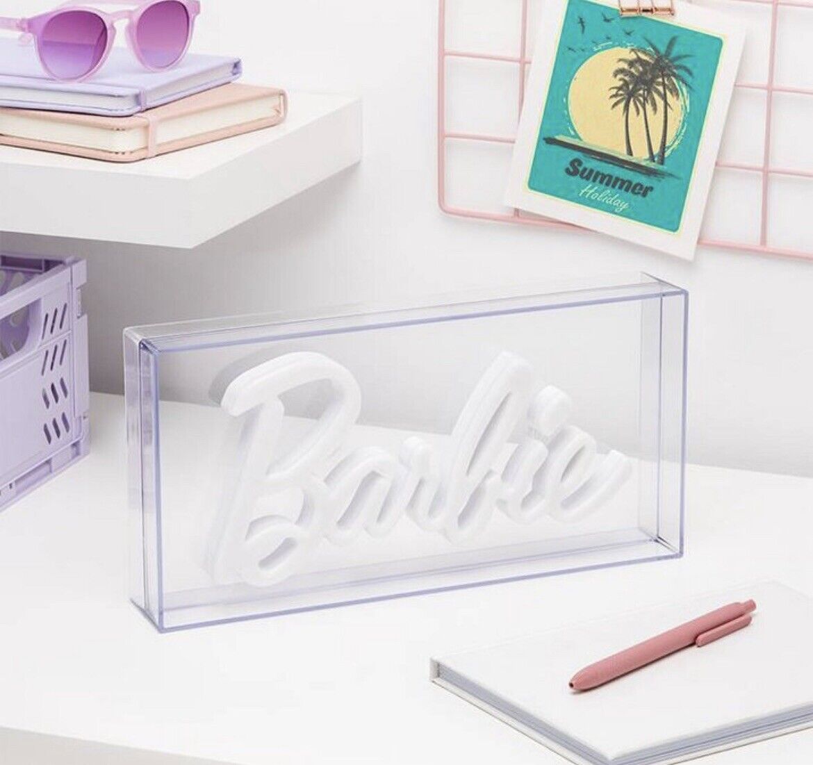 NEW Barbie Logo NEON Pink Light/ Sign LED / USB Powered by Paladone