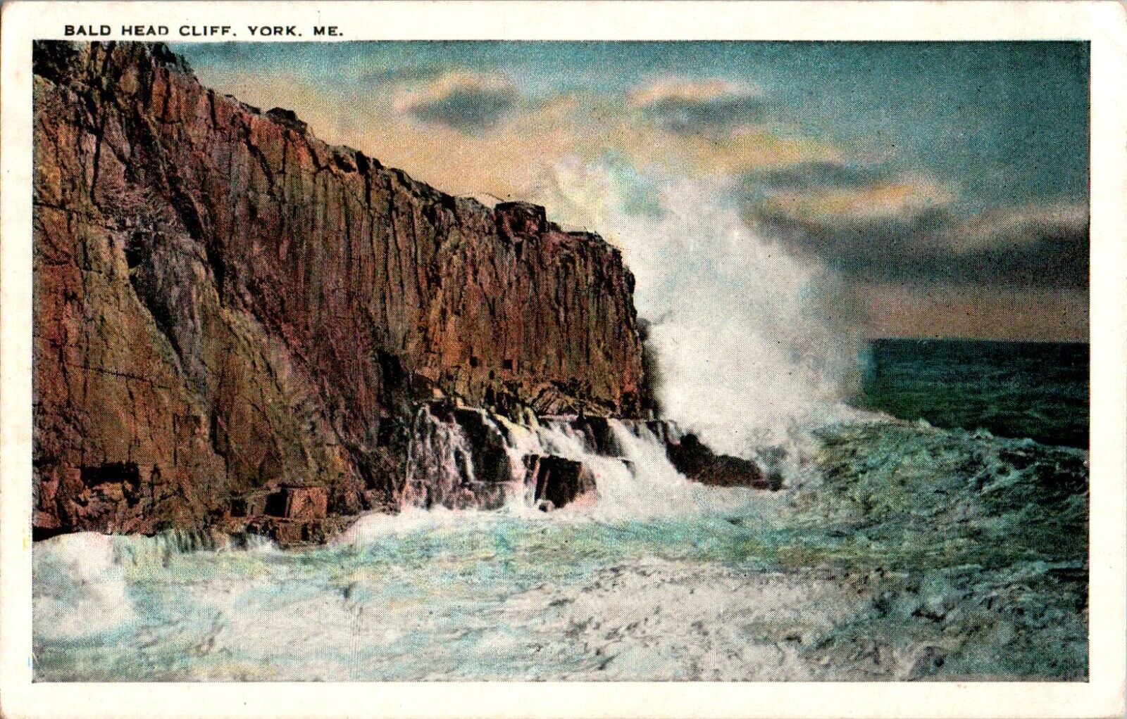 Bald Head Cliff, York, Maine ME Postcard