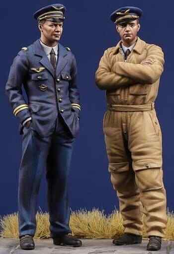 1/35 WW.II French Air Force Pilot Set Resin Cast Kit