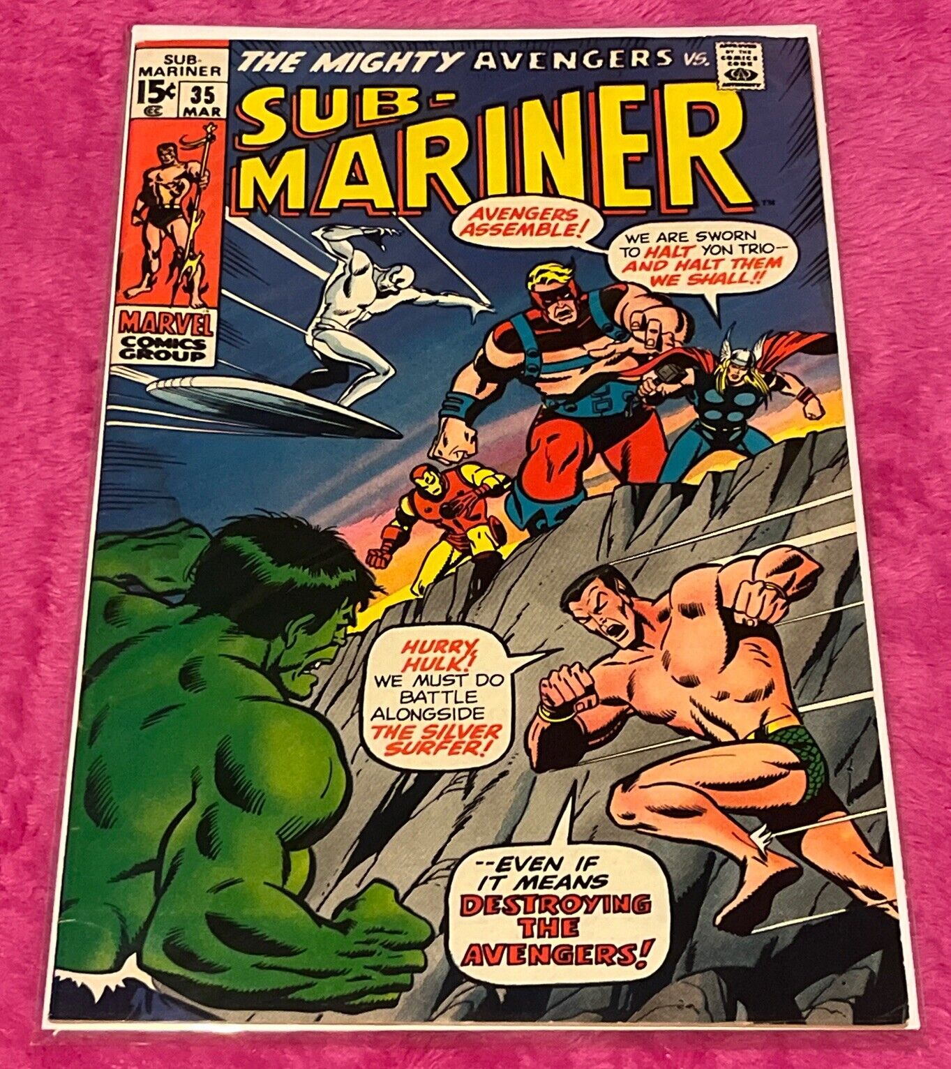 1971 Sub-Mariner #35 - The Mighty Avengers Appearance