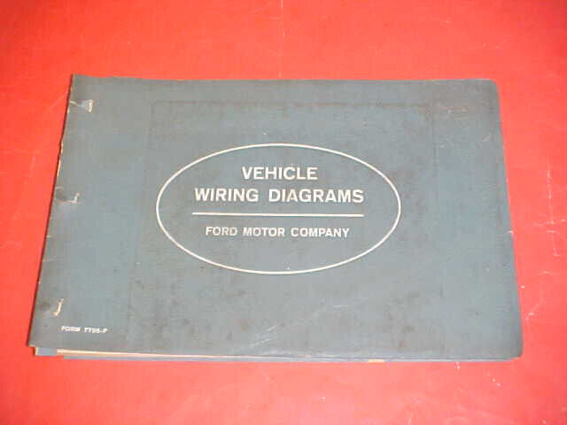 1963 FORD CAR TRUCK LINCOLN MERCURY FACTORY ORIGINAL WIRING DIAGRAMS BOOK OEM