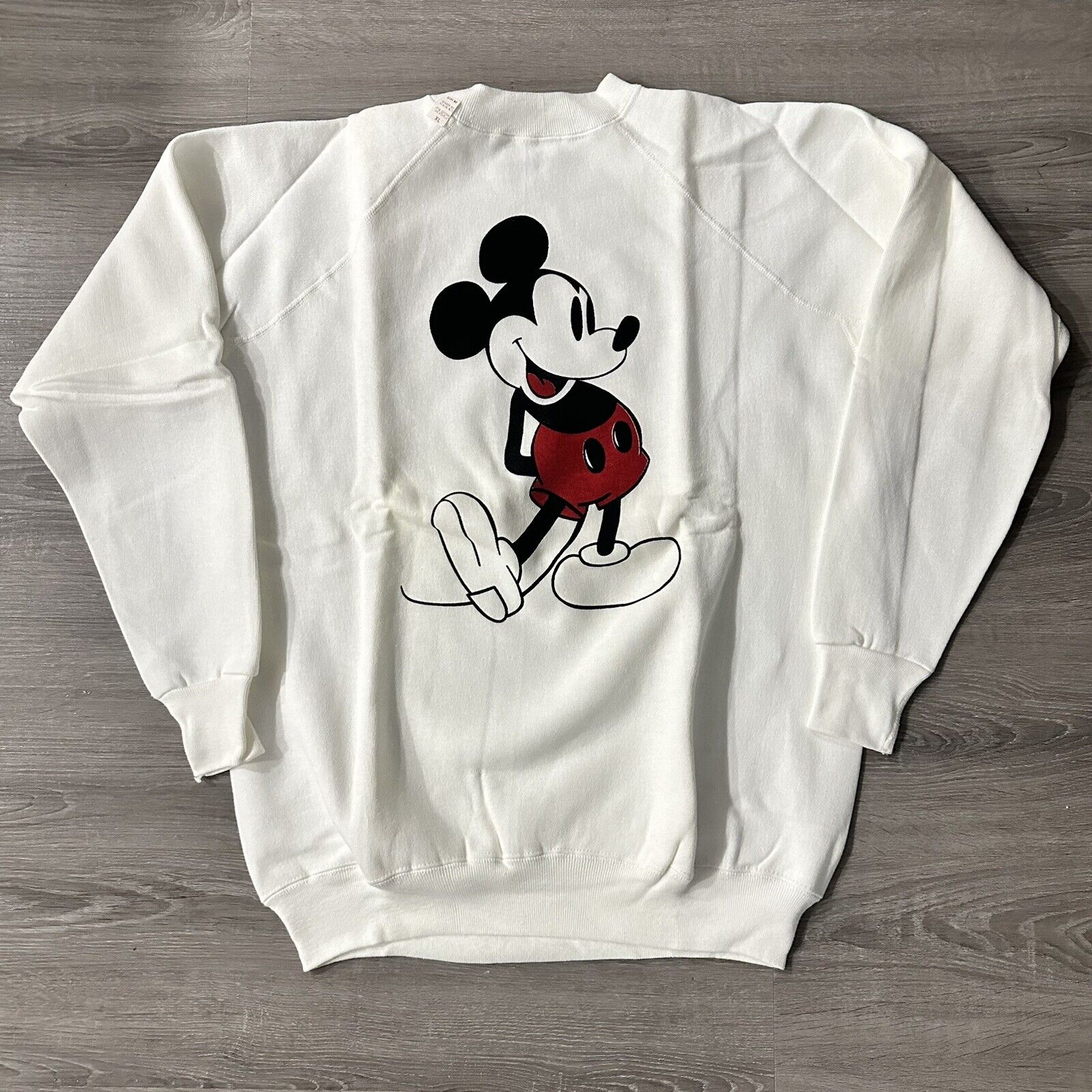 VTG 1970s Walt Disney World Mickey Mouse Sweatshirt Sweater XL 1ST Gen Tag DS