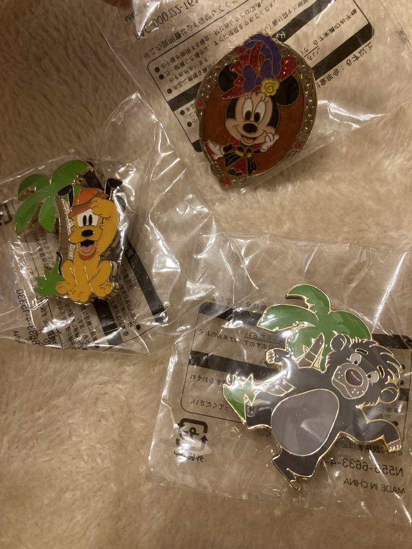 Disney Official Pin Badge Minnie Pluto Jungle Book Baloo