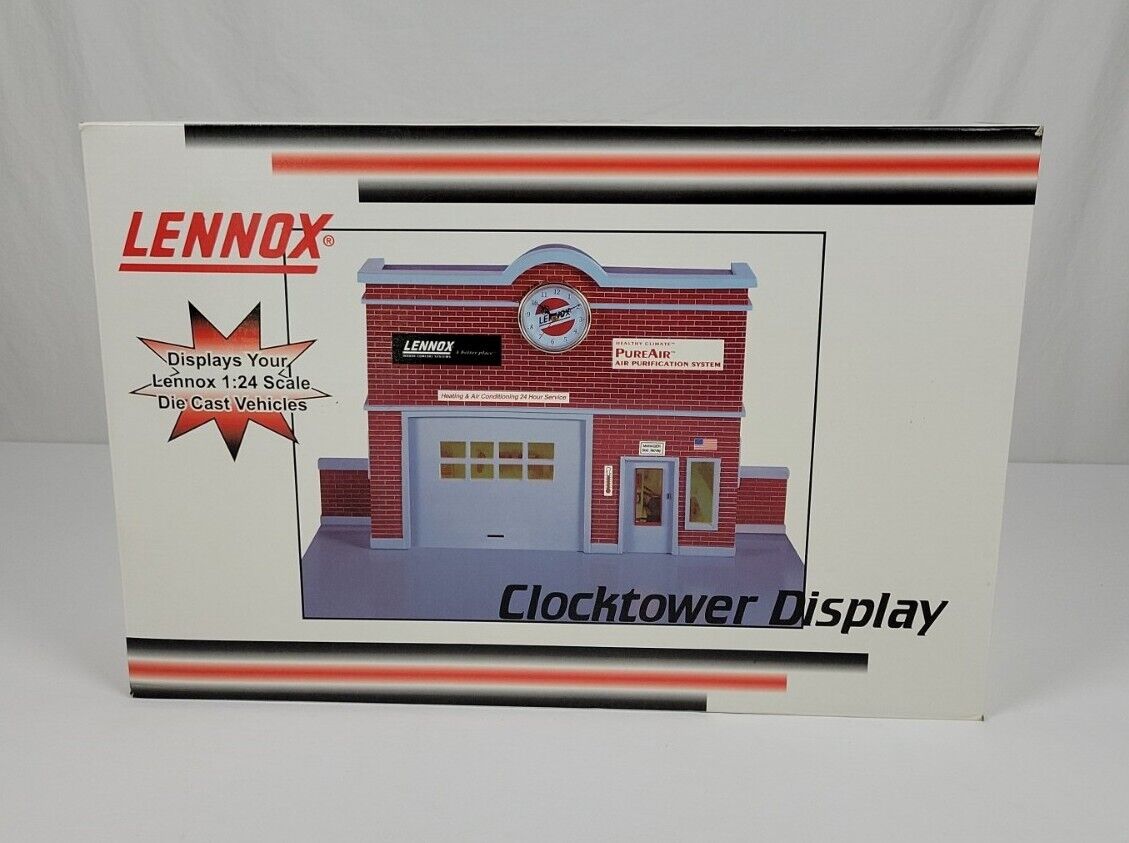 2002 Crown Premiums Lennox Clocktower Display Model 37M12 New Play Set