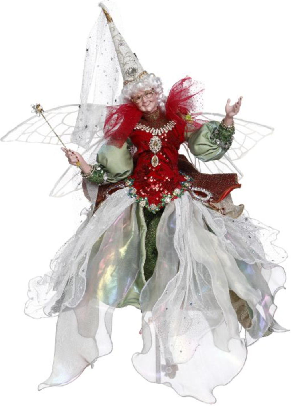 Mark Roberts 2020 Collection Fairy Godmother, RED 29\'\' Figurine Limited Edition