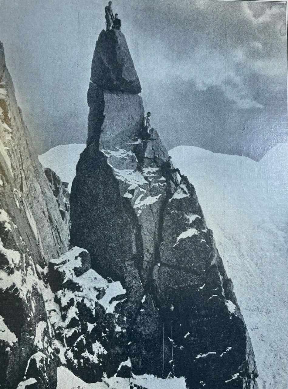 1899 Mountain Climbing Rock Climbing in Great Britain Napes Needle Sgurr Dearg