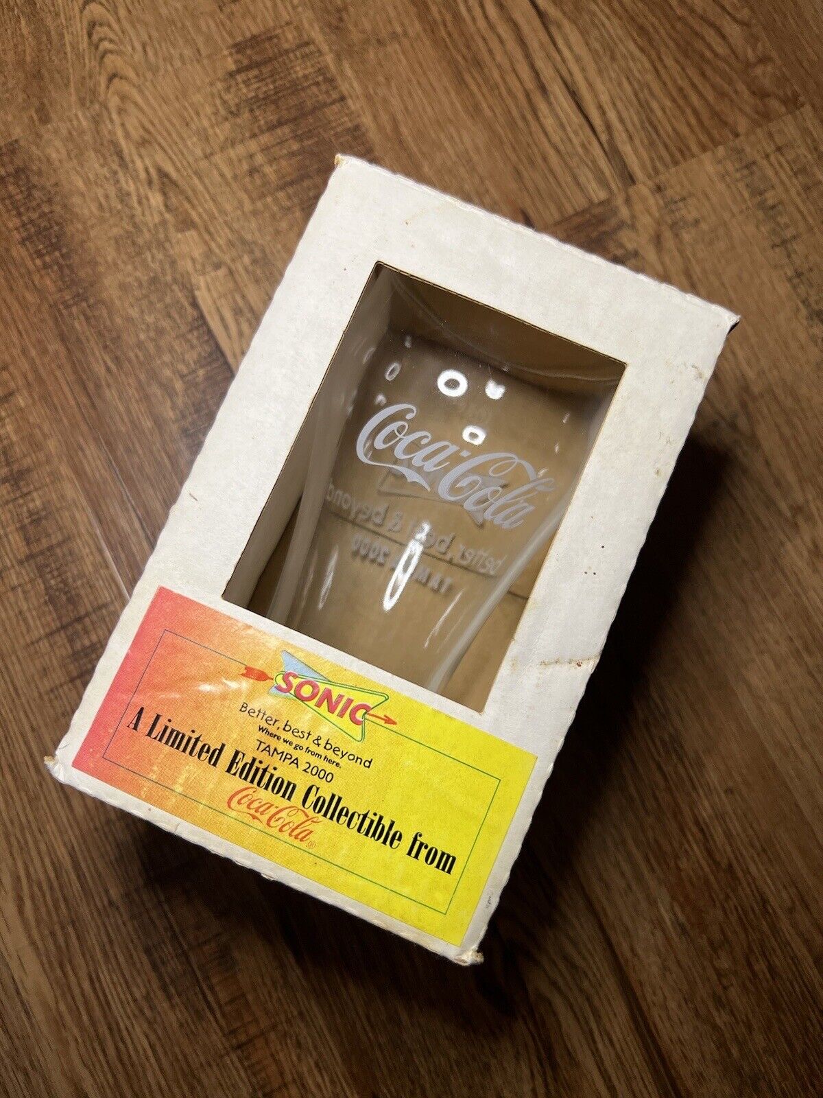 Coca Cola X Sonic Drive-In Limited Edition Collectors Cup Tampa 2000 IN BOX