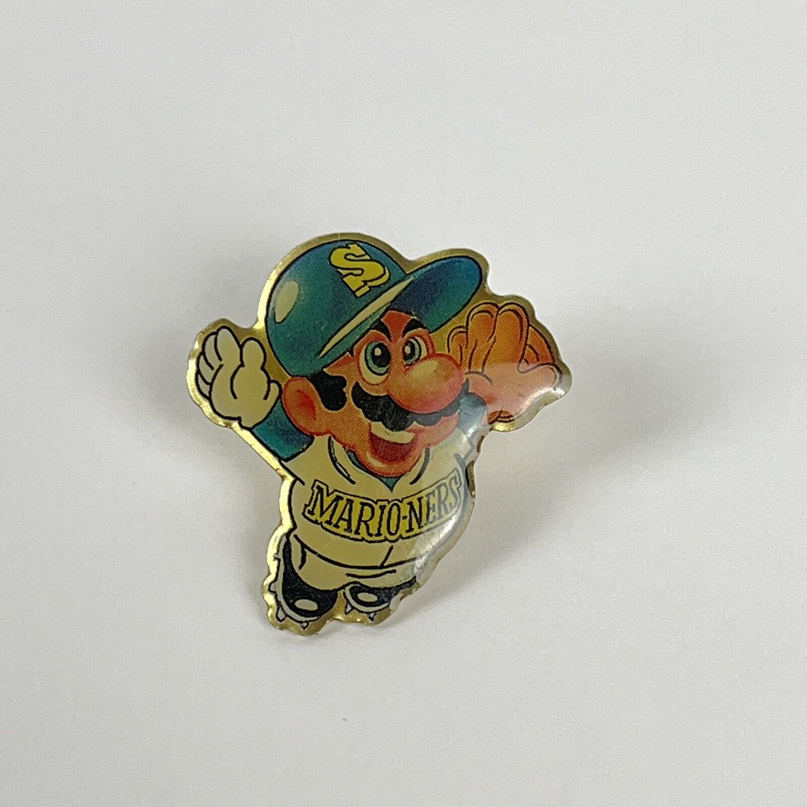 Seattle Mariners Baseball Mario-ners Nintendo Super Mario Lapel Pin
