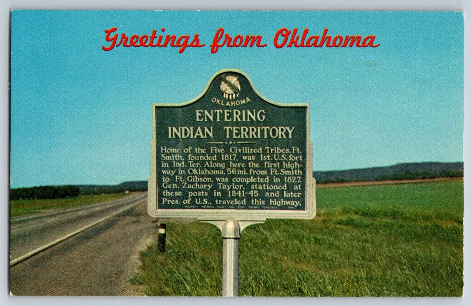 Postcard Greetings from Oklahoma \