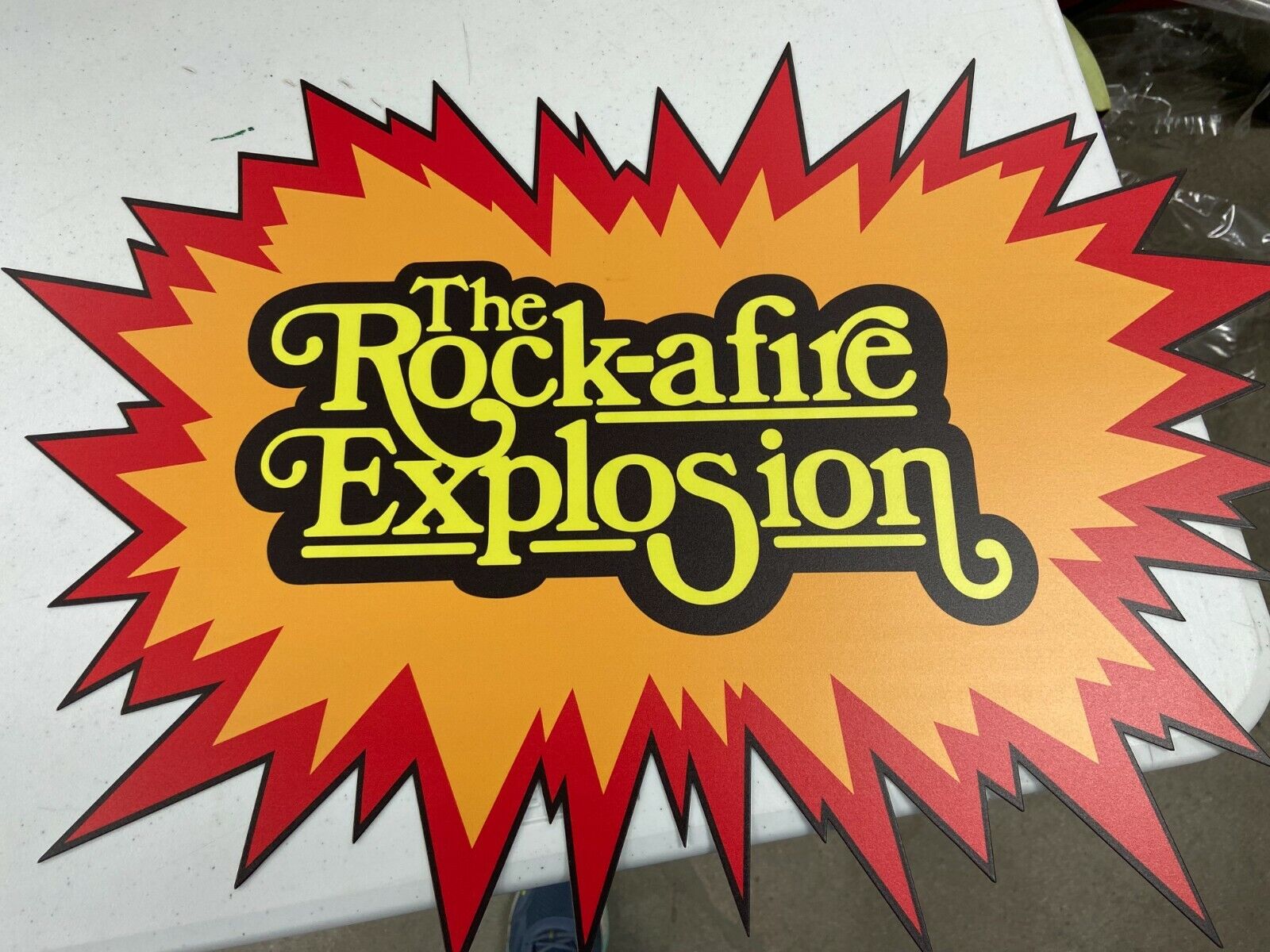 The Rock-afire Explosion (Showbiz Pizza Place) Metal Sign - 16\