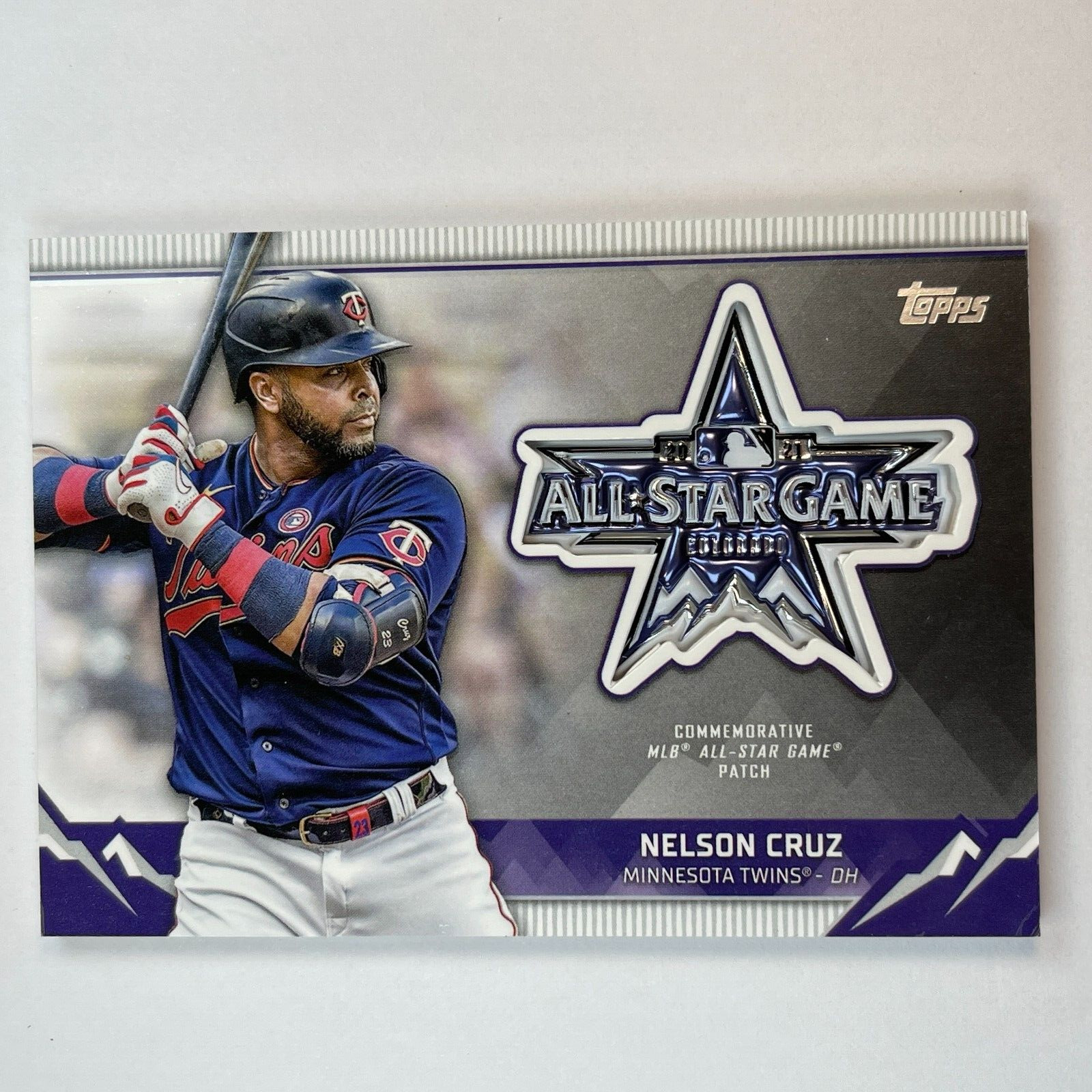 2021 Topps Update All-Star Game Patch Relic #ASGP-NCR Nelson Cruz Twins