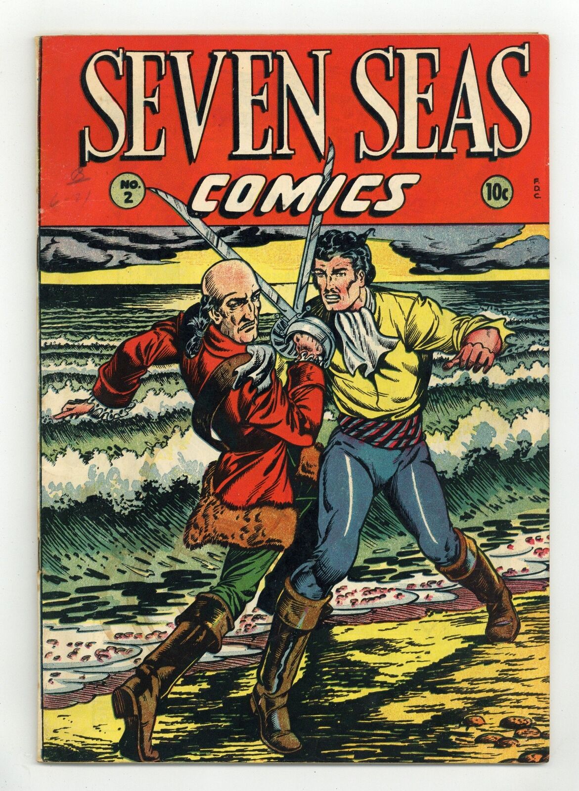 Seven Seas Comics #2 VG+ 4.5 1946