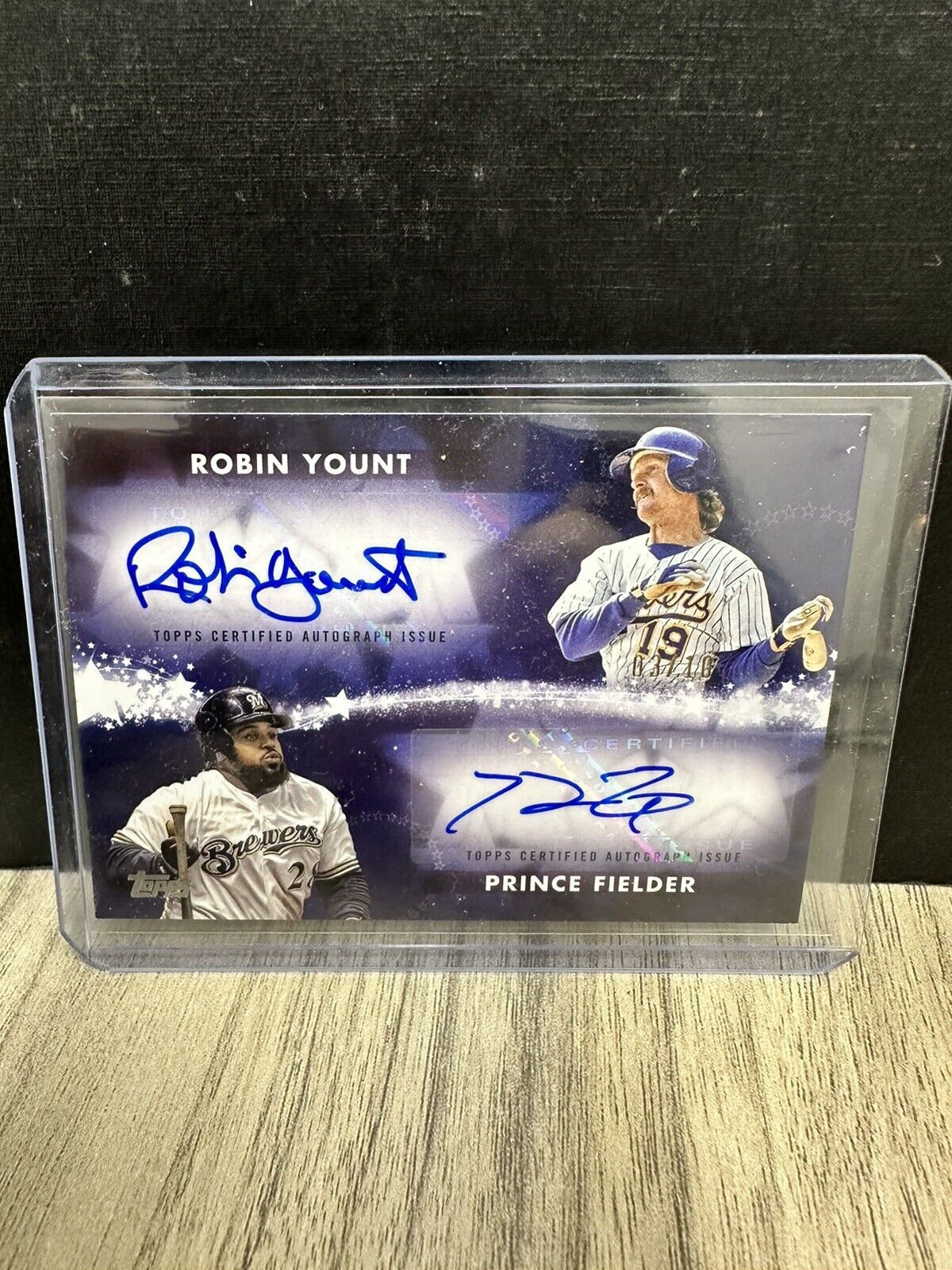 Robin Yount Prince Fielder 2024 Topps Dual Auto /10