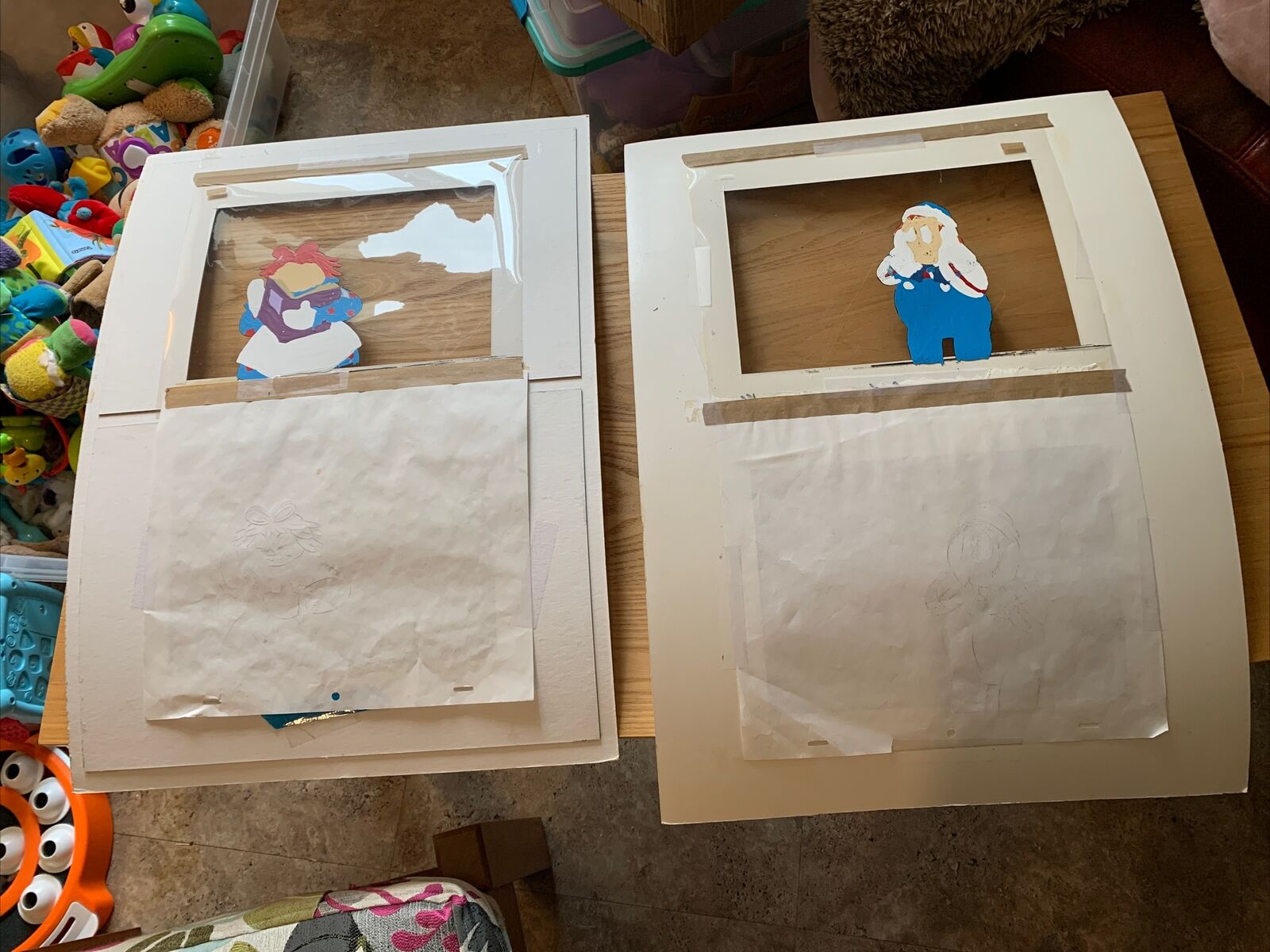 Raggedy Ann And Andy CBS Original Cels Two Cels