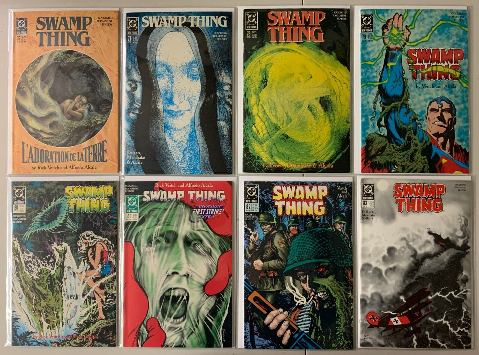 Swamp Thing lot #76-149 DC 2nd Series 6.0 FN 40 diff books (1988 to 1994)