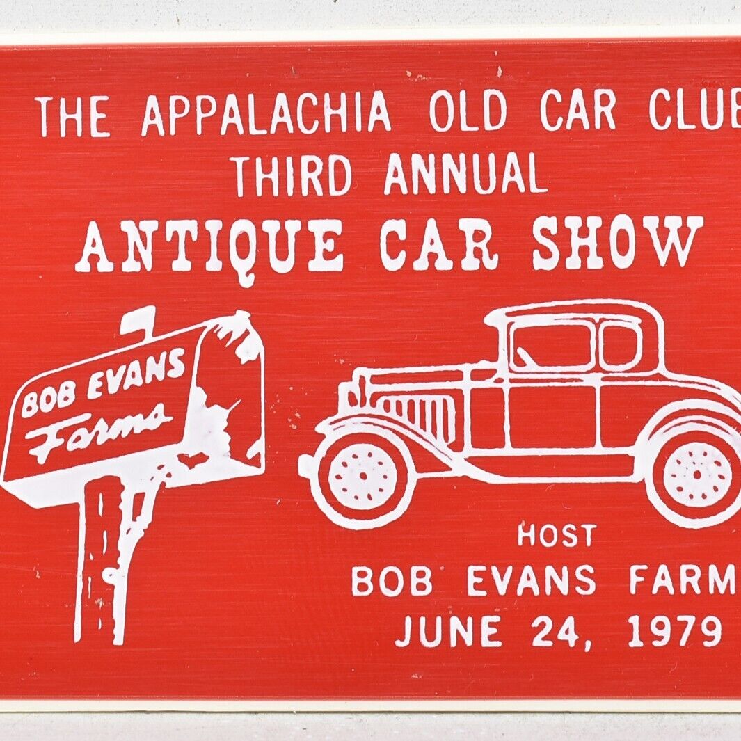 1979 Bob Evans Farms Appalachia Car Club Antique Show Bidwell Rio Grande Ohio