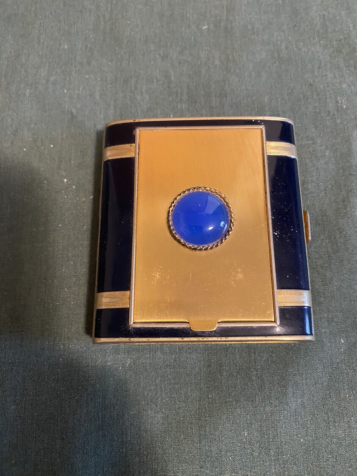 Vintage Art Deco Wallet Cigarette Case Compact