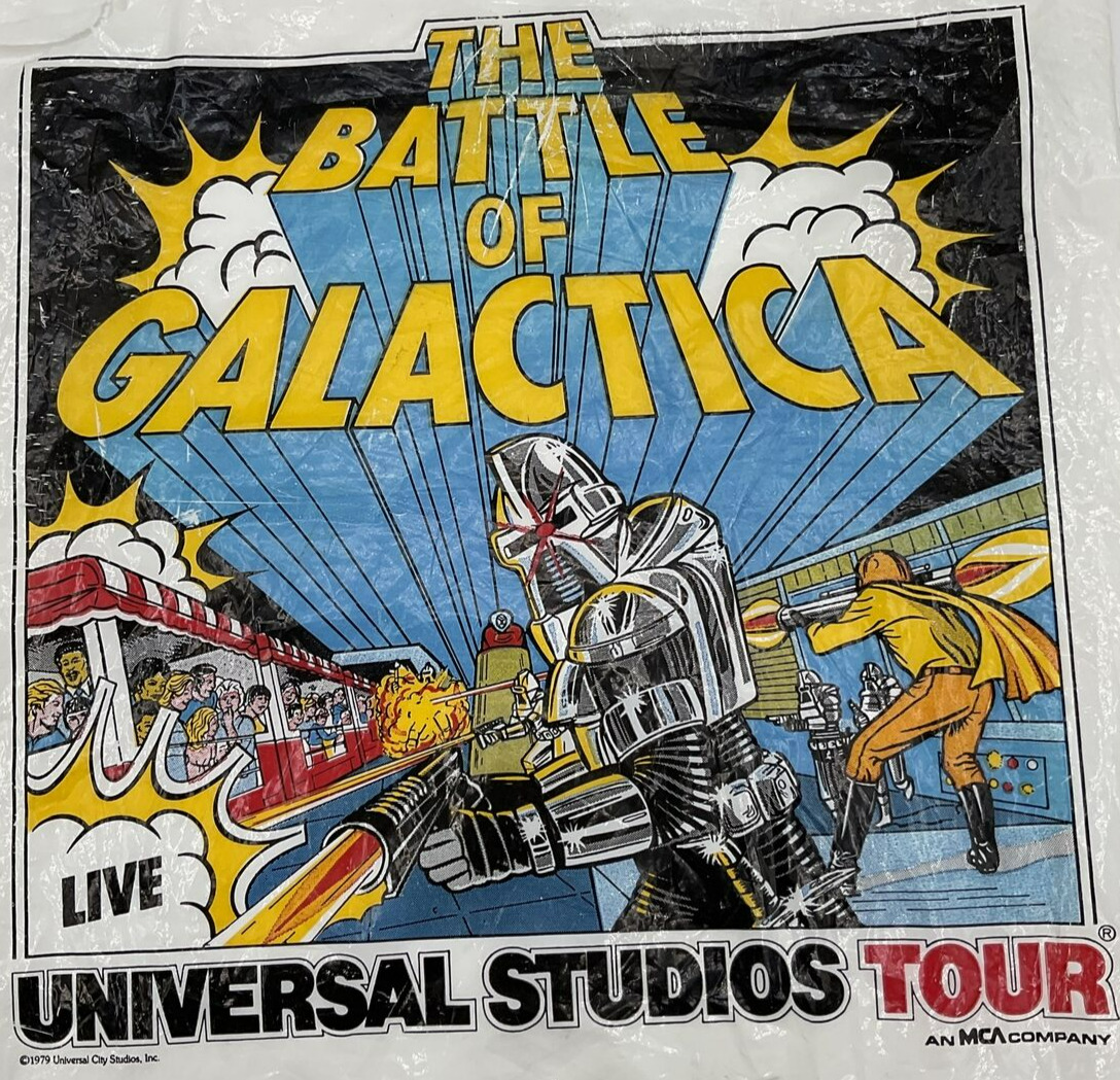 Vintage 1979 The Battle of Gallactica Live Universal Studios Tour Bag MCA