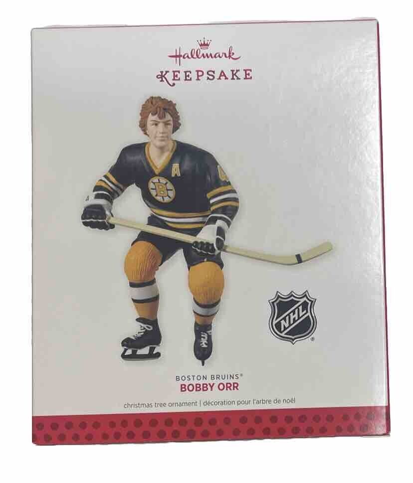 Hallmark Keepsake Bobby Orr Boston Bruins NHL 2013 Christmas Ornament In Box