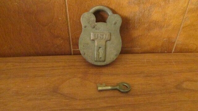 Federal #2 USN Brass Lock