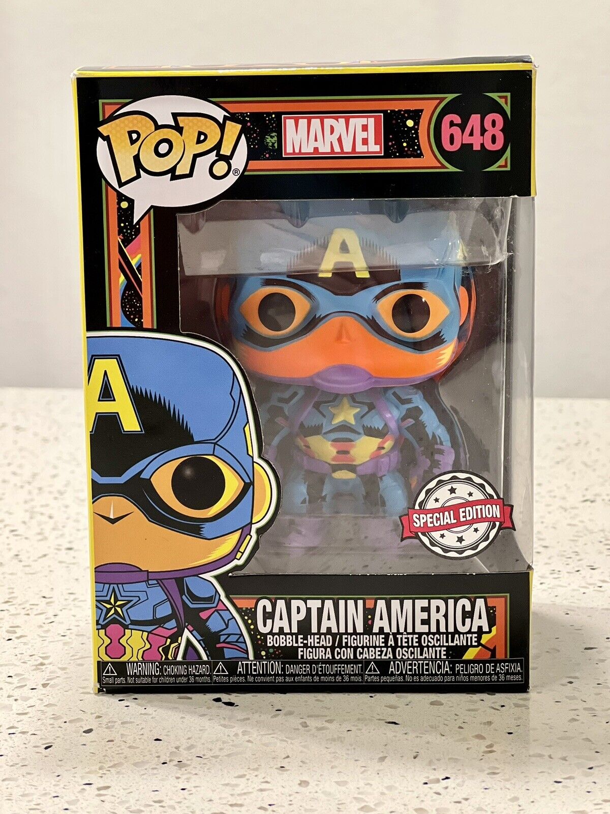 Marvel - Captain America (Exclusive) #648 Funko Pop