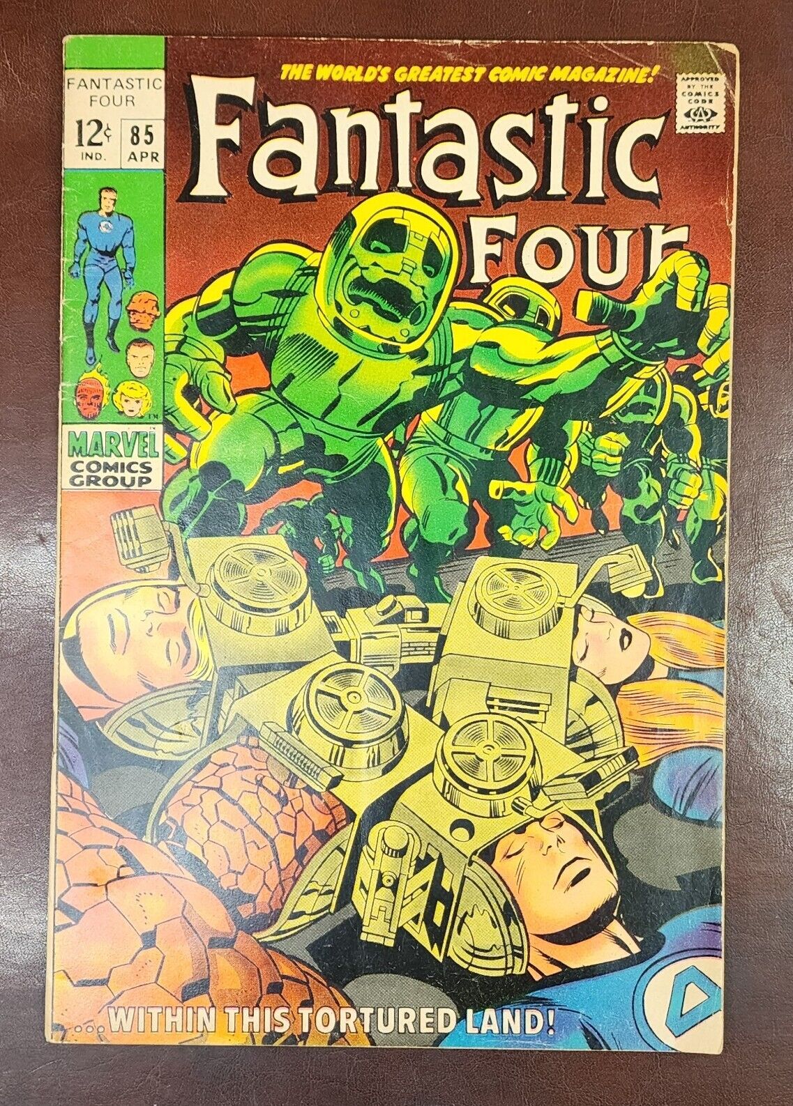 Fantastic Four #85 (Marvel, 1969) F 6.0 Jack Kirby and Joe Sinnott cover and art