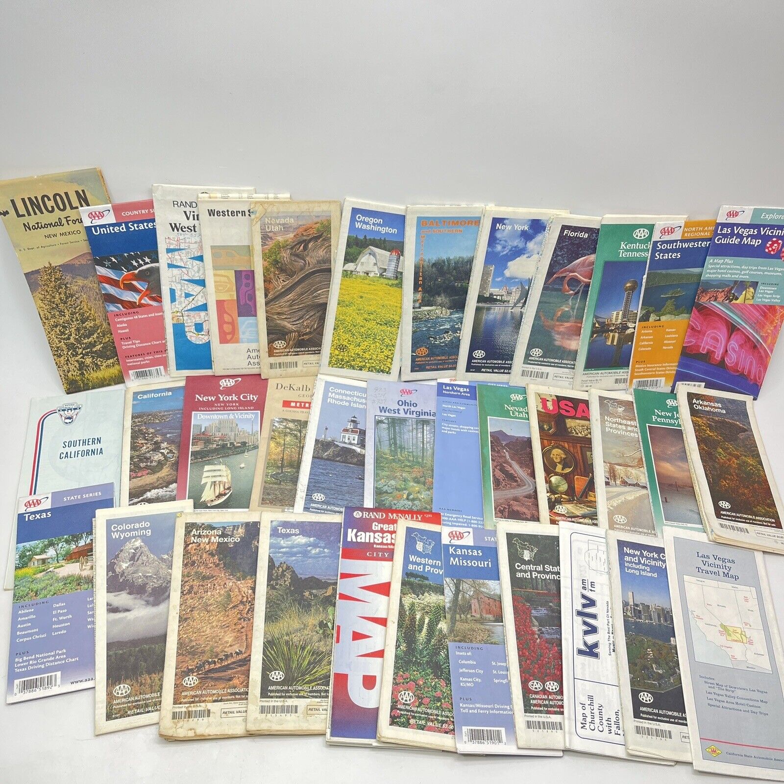35 Different Official some State Highway Dept. Road Maps Lot c. 1940s -1990s USA