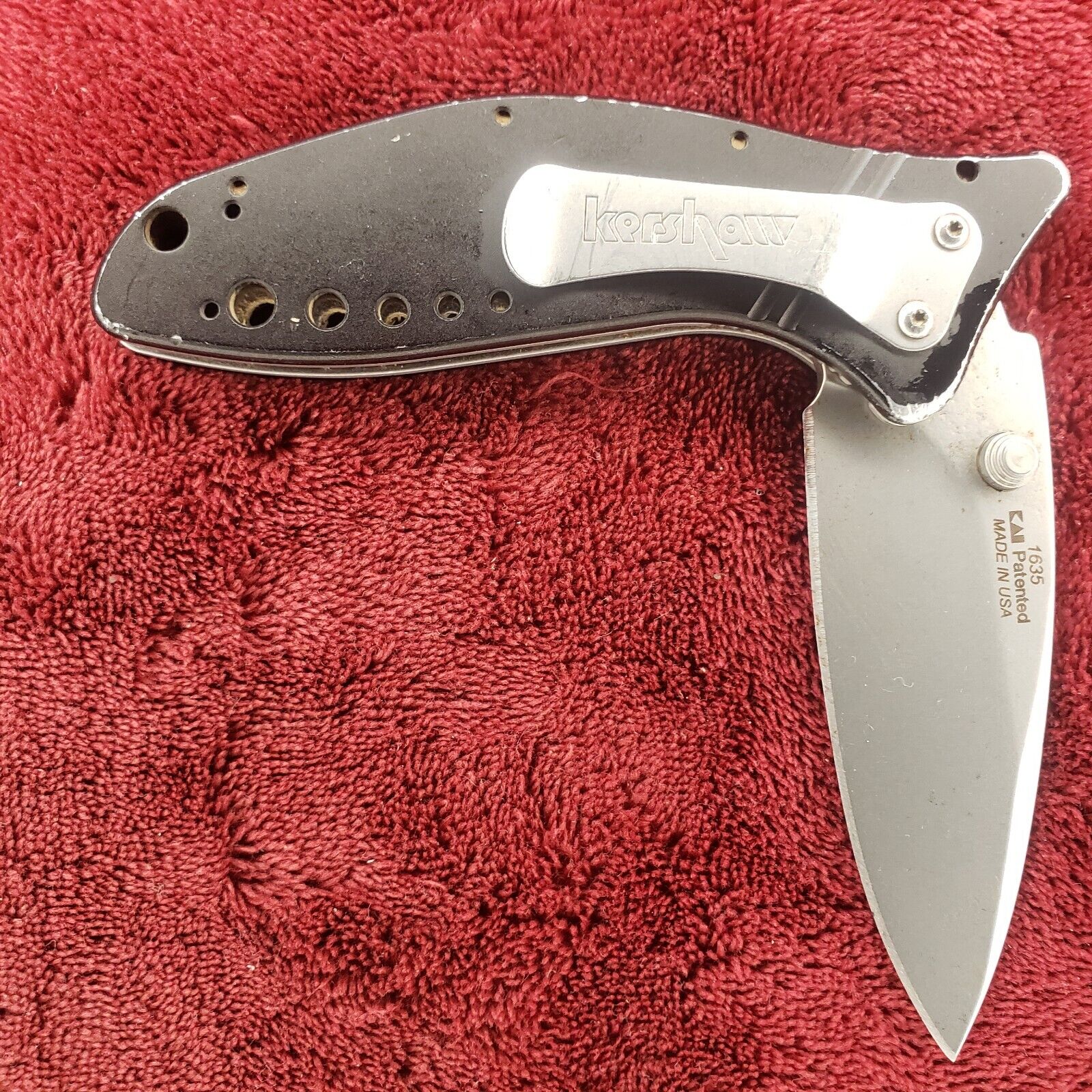 Kershaw 1635 Ken Onion Mini Cyclone Folding Pocket Knife DISCONTINUED RARE