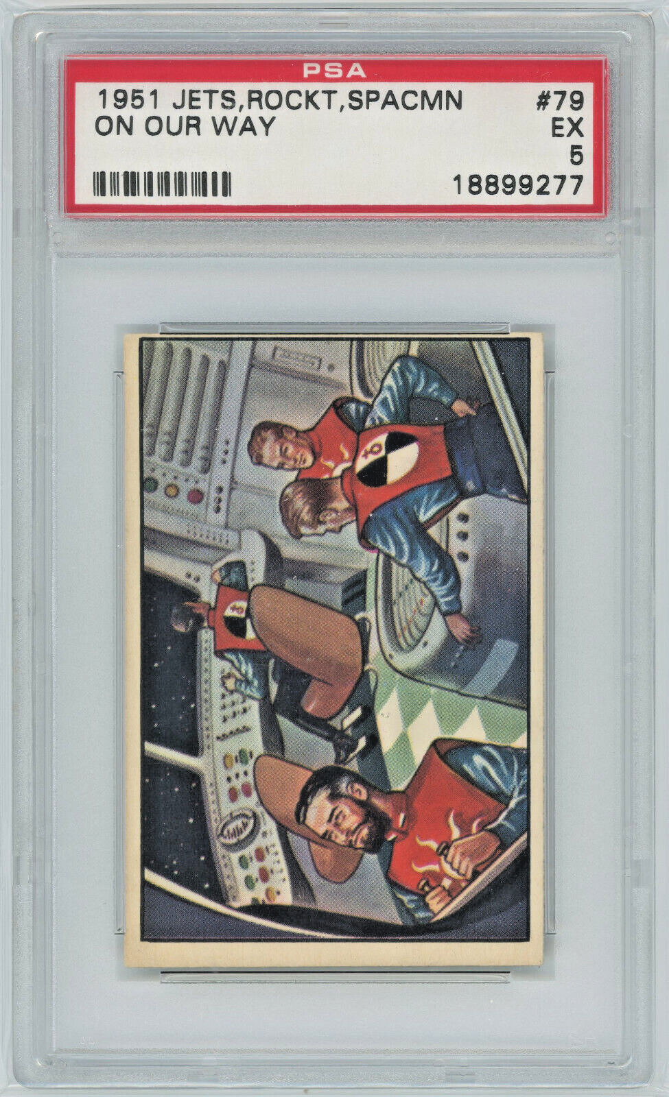 1951 Bowman Jets Rockets Spacemen Card #79 On Our Way PSA 5 PSA #18899277
