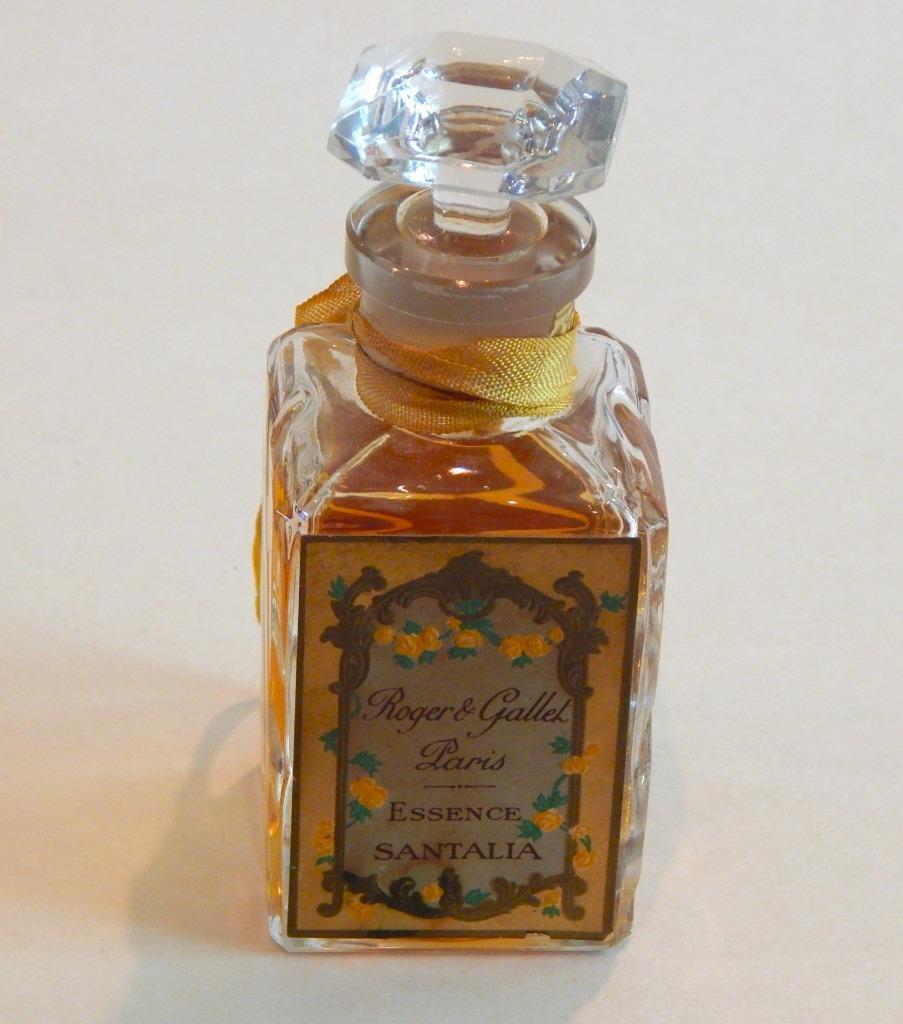 Vintage Roger & Gallet Essence Santalia Perfume - Stopper Frozen Circa 1904