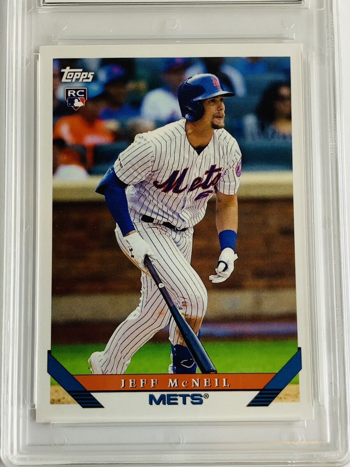 2019 TOPPS ARCHIVES JEFF MCNEIL ROOKIE RC 1993 STYLE NEW YORK METS #204 Gem 10