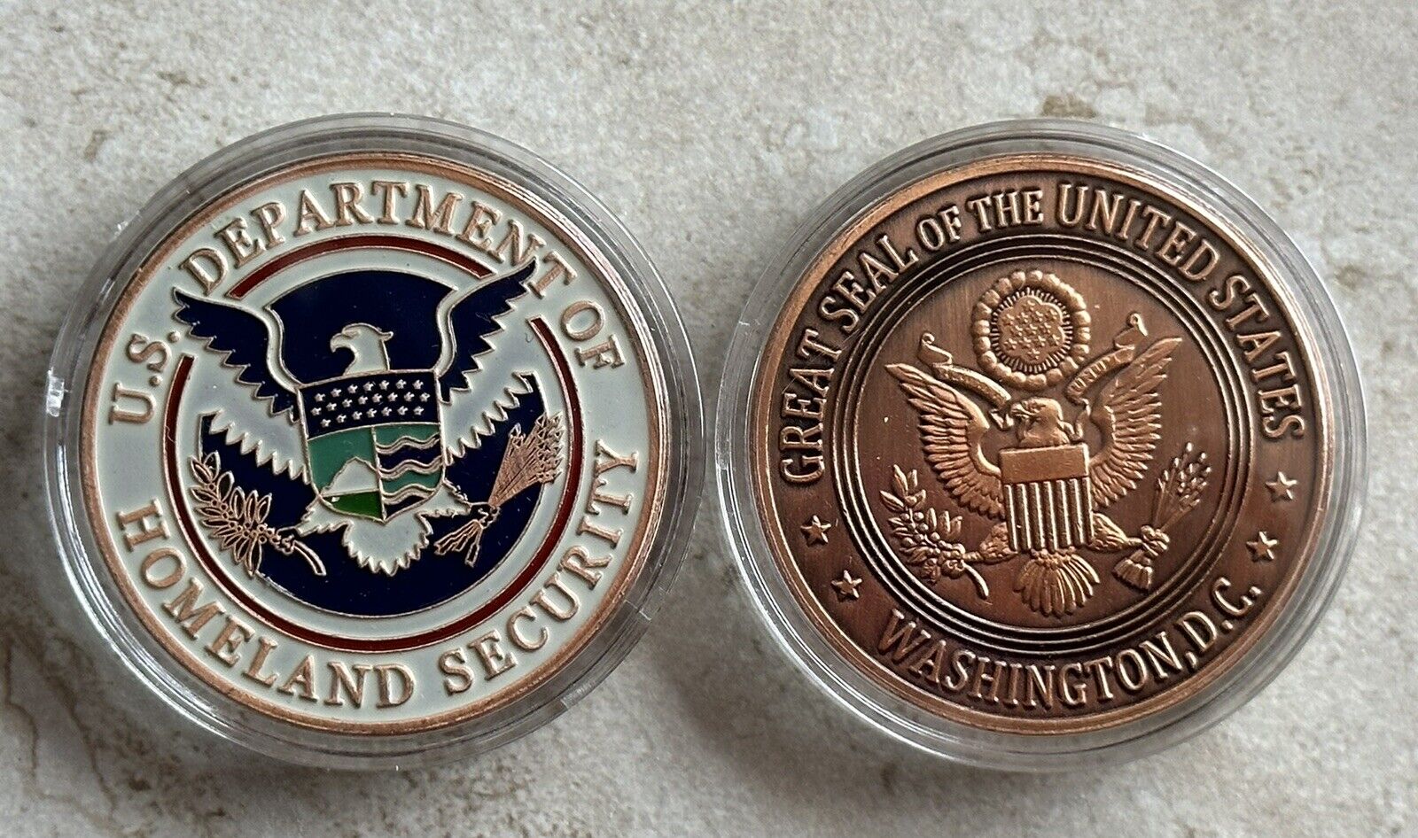 Home land Security Coin