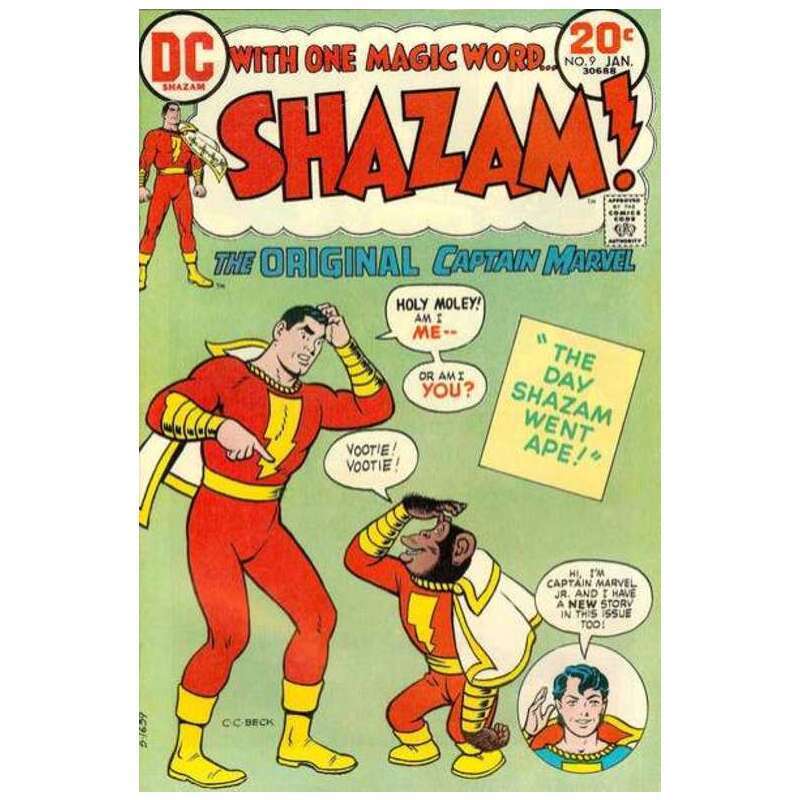 Shazam (1973 series) #9 in Very Fine minus condition. DC comics [t^