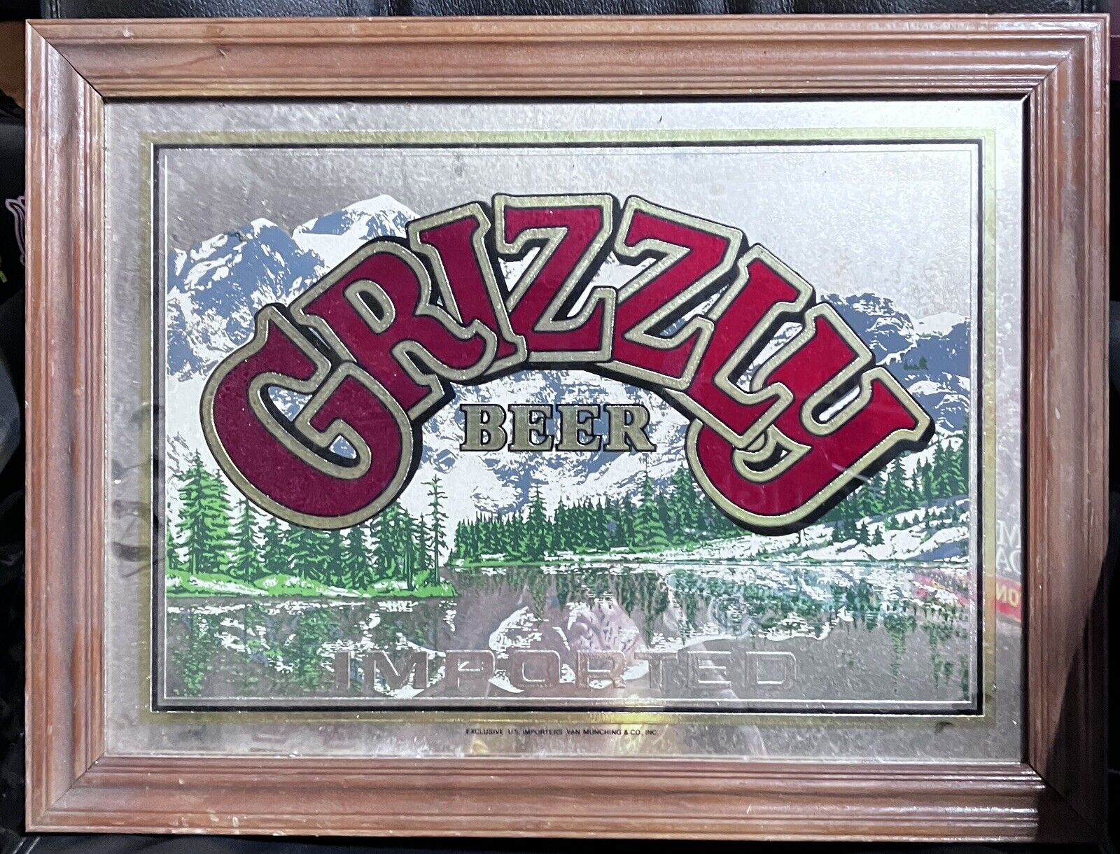 Vintage Grizzly Beer Canadian Lager