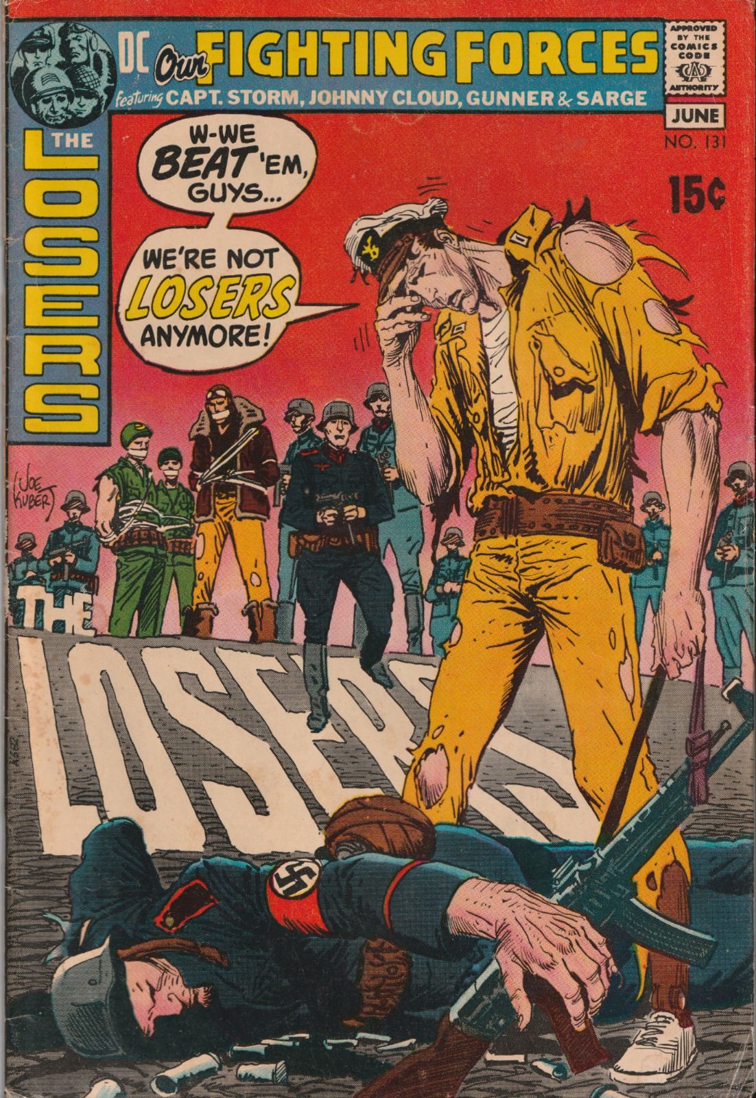 Our Fighting Forces #131 June 1971 VG . Joe Kubert Cover The Losers DC COMICS