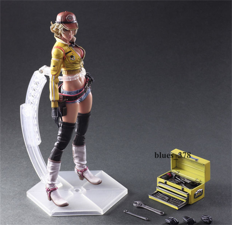 10 In Play Arts Kai Final Fantasy XV FF15 Cindy Aurum Action Figure Model In Box