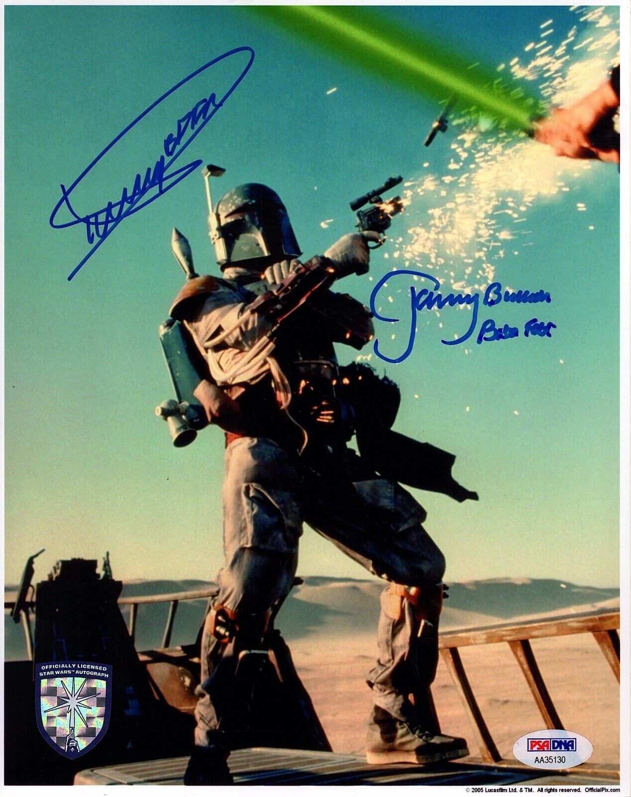 JEREMY BULLOCH & DICKEY BEER Signed \