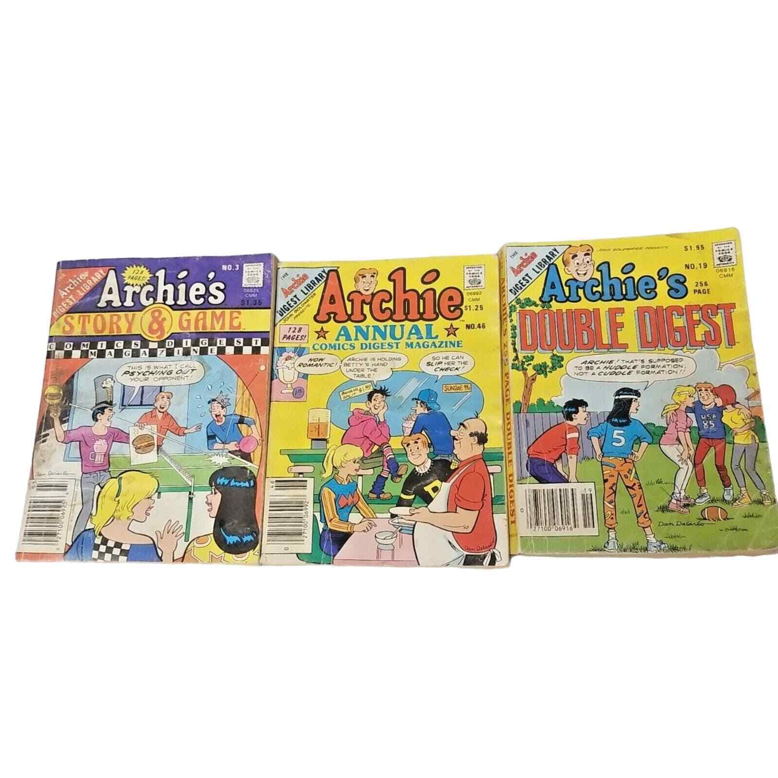 Vintage 60’s & 80’s Archie, Jughead, Comic 1985 and 1967 Book Magazine Lot of 3