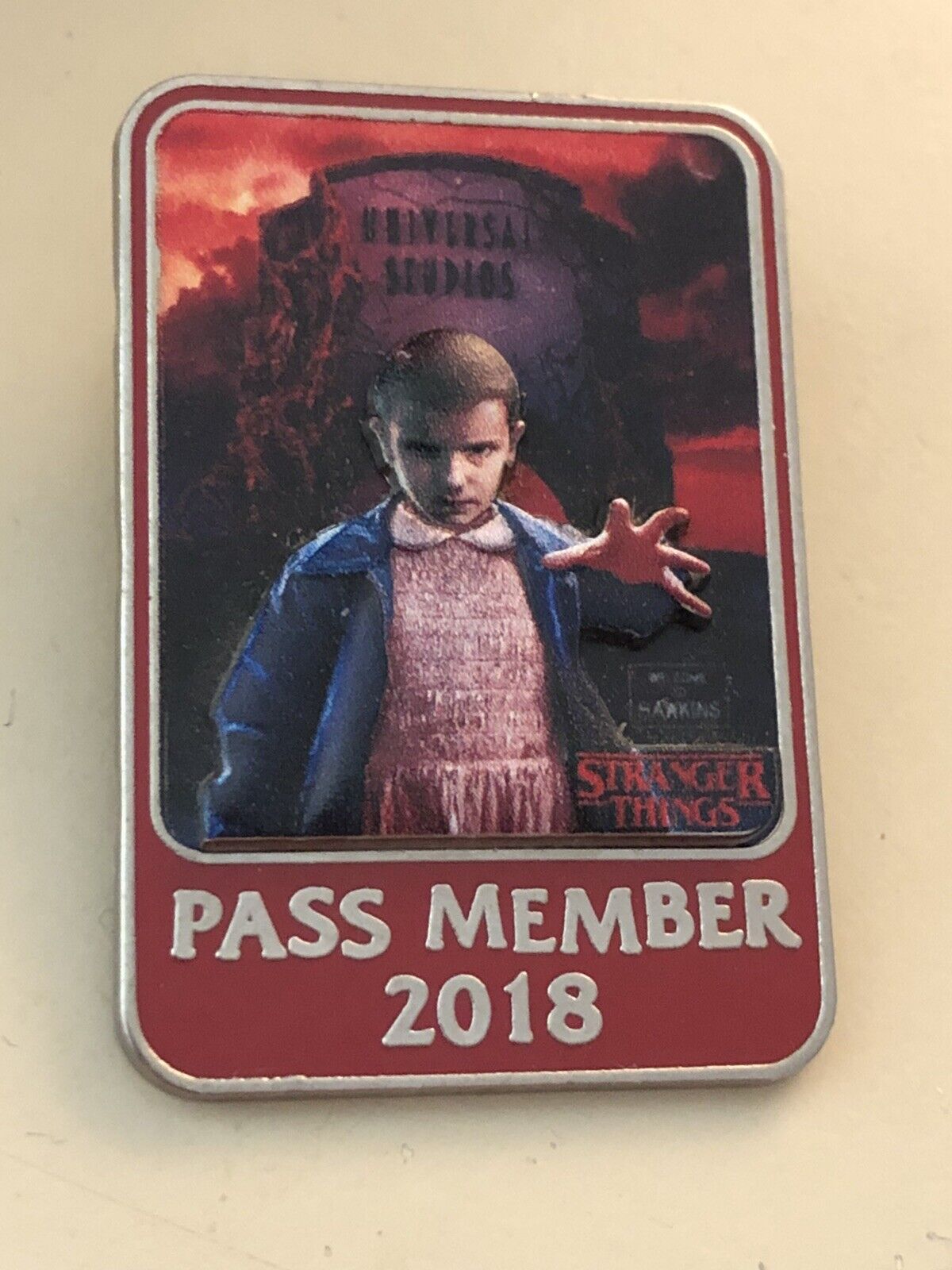 Halloween Horror Nights 2018 First Edition Stranger Things Eleven AP 3D Pin