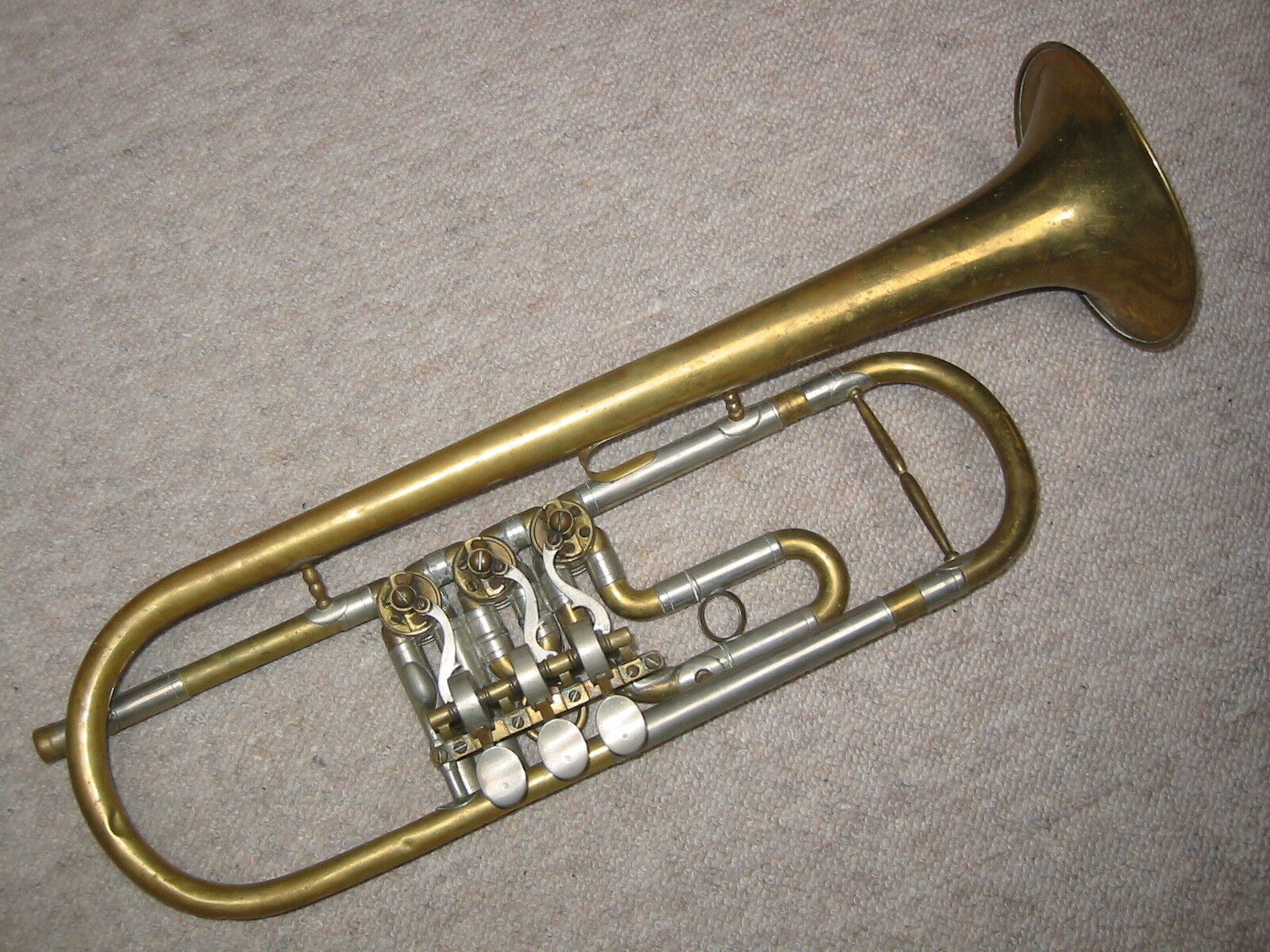  Used vintage rotary Bb- trumpet by \