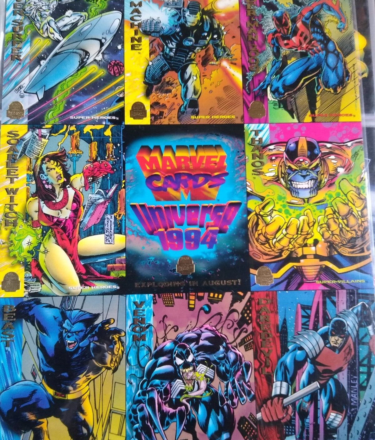 Comic Marvel Trading 1990\'s Card Sets Lot of 996 Masterpiece Youngblood
