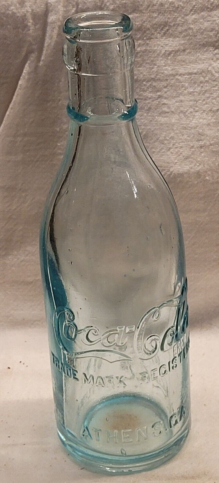 AWESOME STRAIGHT SIDE SCRIPT COCA COLA BOTTLE ATHENS GA RARE RINGNECK STYLE MINT