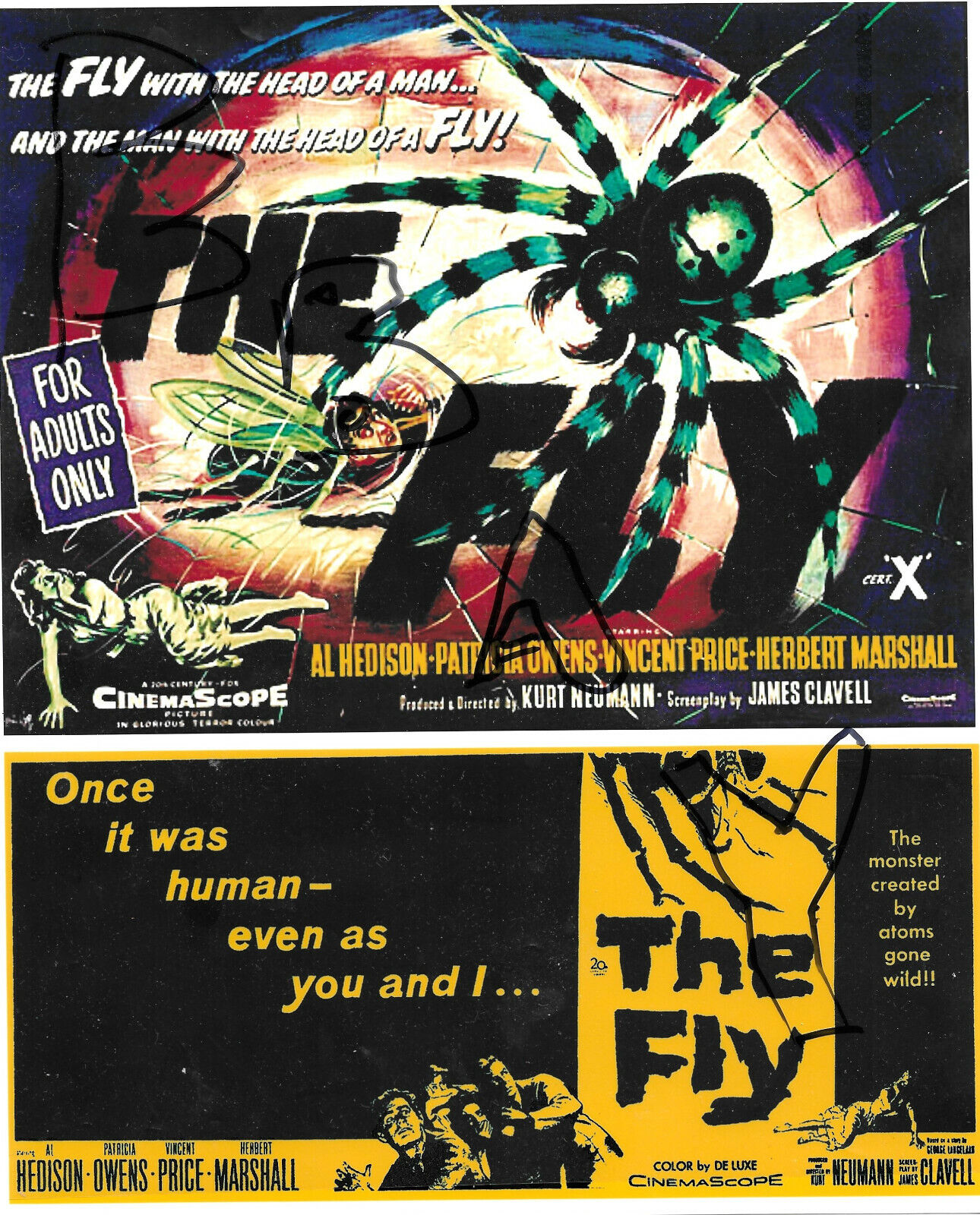 1958 Fly Posters Photo British poster plus 24 sheet Poster  