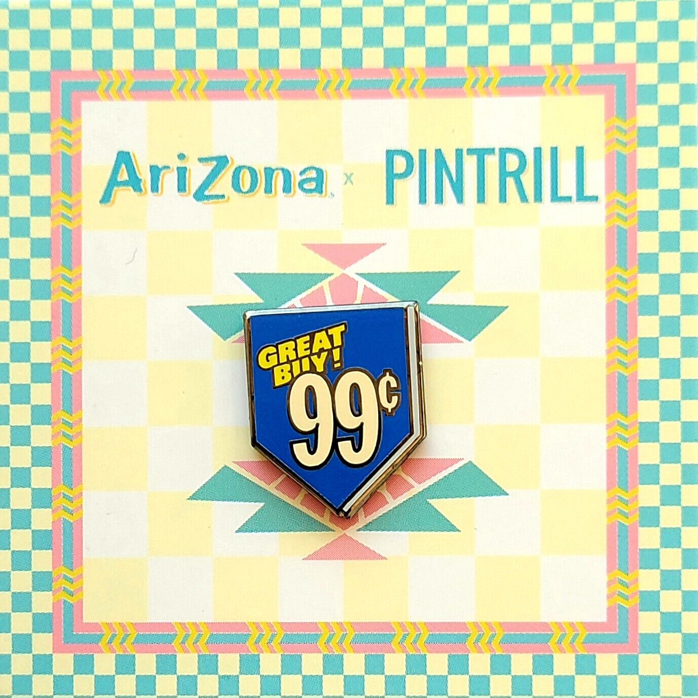 ⚡RARE⚡ PINTRILL x ARIZONA 2018 Arizona Tea Pins *BRAND NEW* LIMITED EDITION 🫖